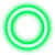 Green circle small